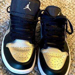 Jordan Silver Toe Low 6.5